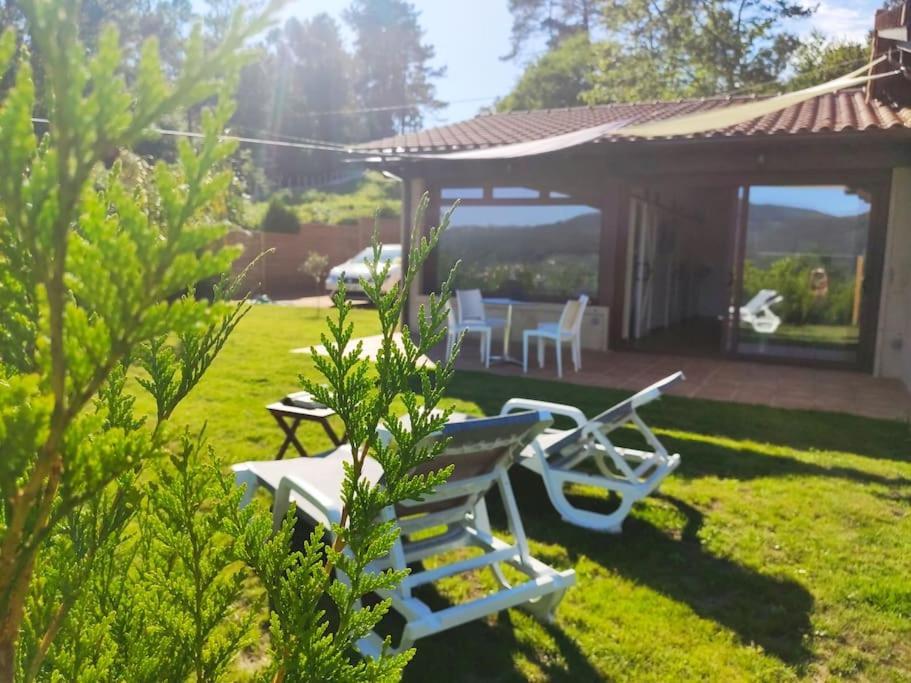 Casa Nueva De Vigo Rural Mos Con Jacuzzi Y Chimenea Para Escapada Romantica Exterior foto