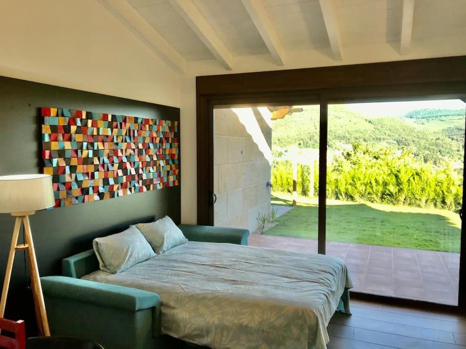 Casa Nueva De Vigo Rural Mos Con Jacuzzi Y Chimenea Para Escapada Romantica Exterior foto