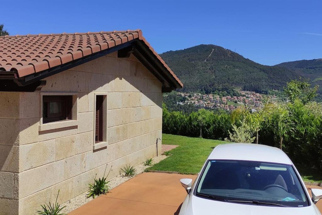 Casa Nueva De Vigo Rural Mos Con Jacuzzi Y Chimenea Para Escapada Romantica Exterior foto